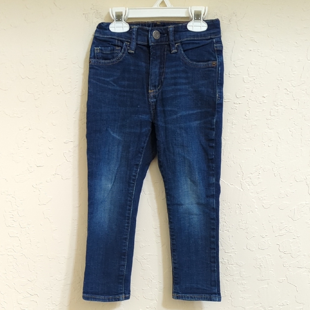 GAP Boys Dark Wash Stretch Athletic Jeans Size 5